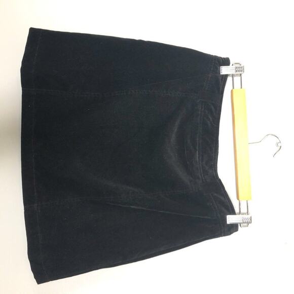 Lord Taylor Design Lab Corduroy Mini Skirt Black M - Picture 2 of 8